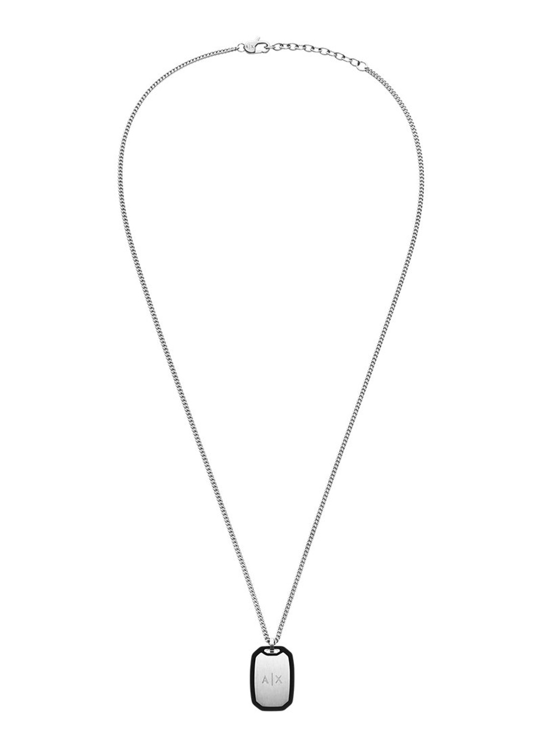Armani Ketting AXG0169040 - detail zilver
