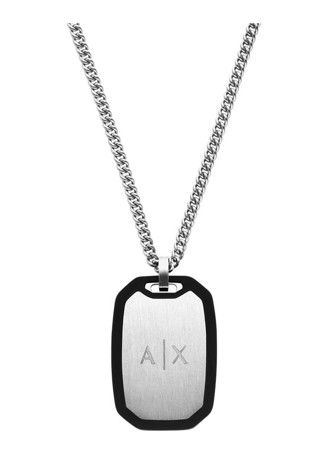 Armani Ketting AXG0169040 - voorkant 2 zilver
