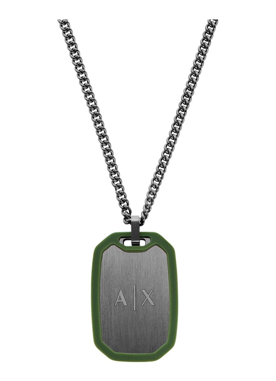 Armani Ketting AXG0170060 - voorkant antraciet