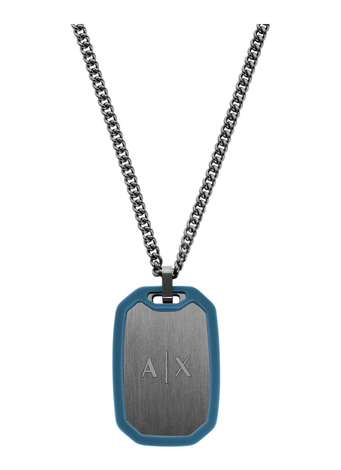 Armani Ketting AXG0171060 - voorkant 2 grijs