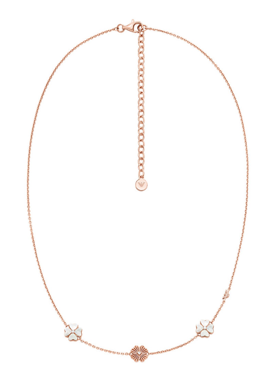 Armani Ketting EG3650221 - detail 2 roségoud