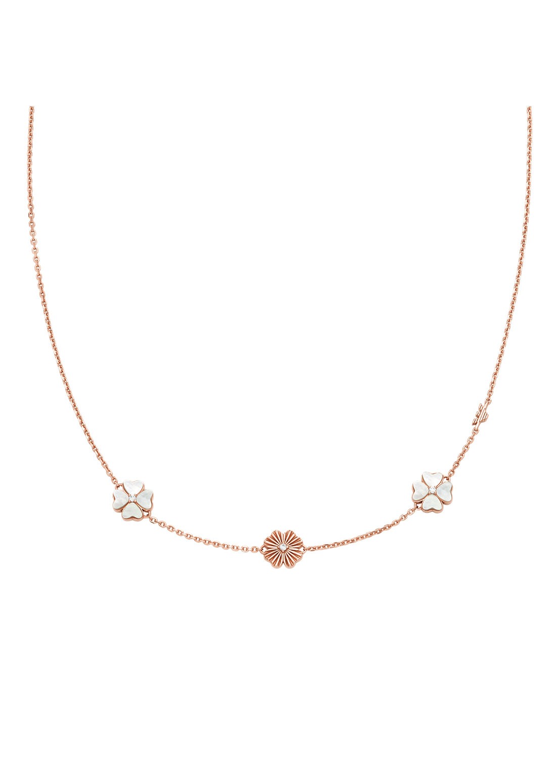 Armani Ketting EG3650221 - voorkant roségoud