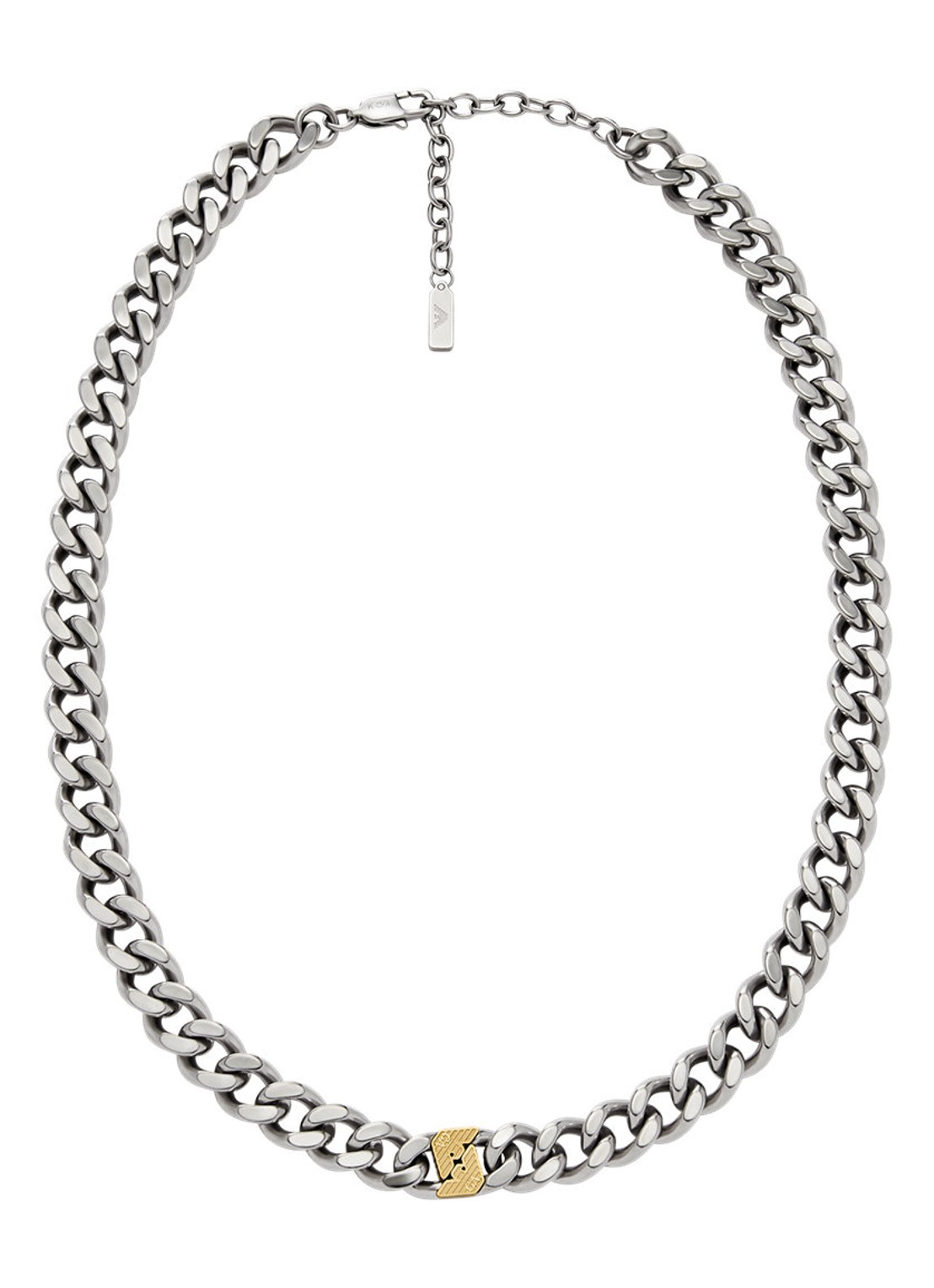 Armani Ketting EGS3187040 - detail zilver