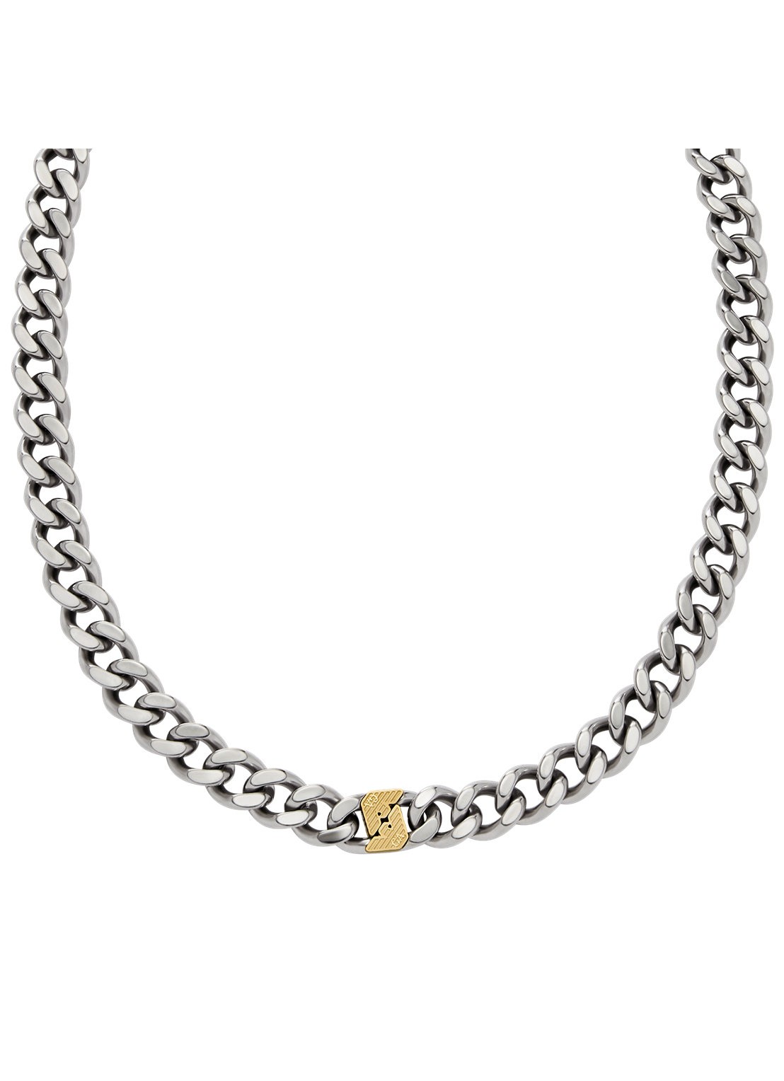 Armani Ketting EGS3187040 - voorkant 3 zilver