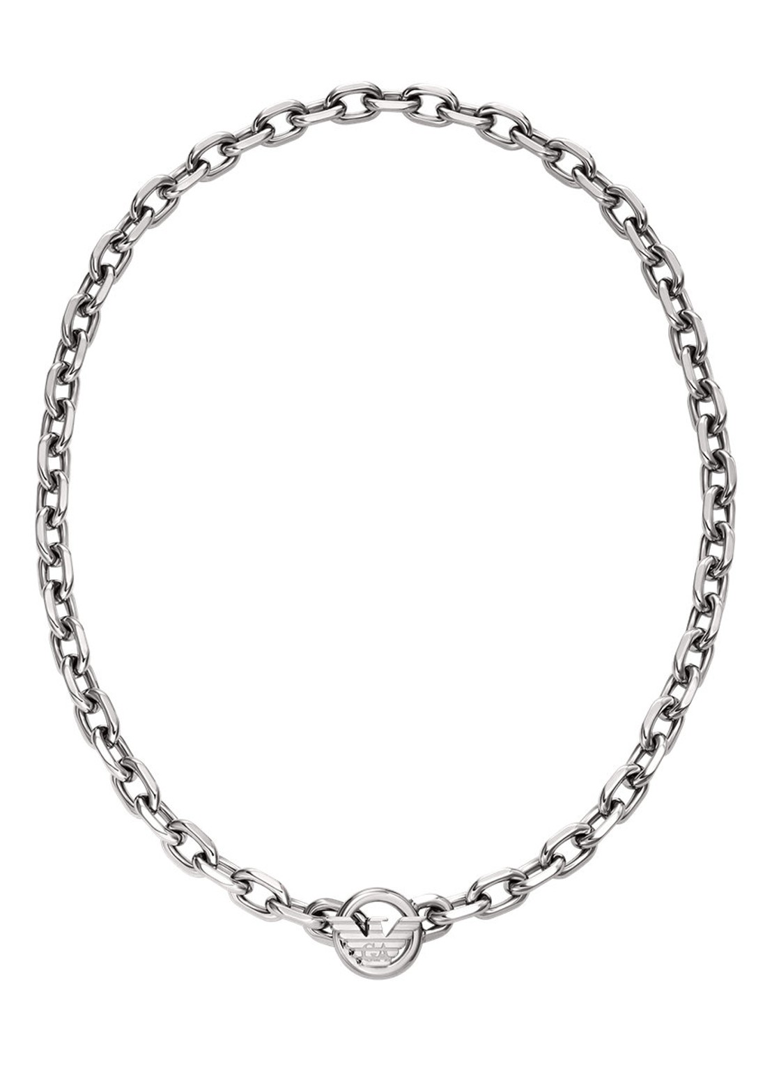 Armani Ketting EGS3235040 - detail zilver