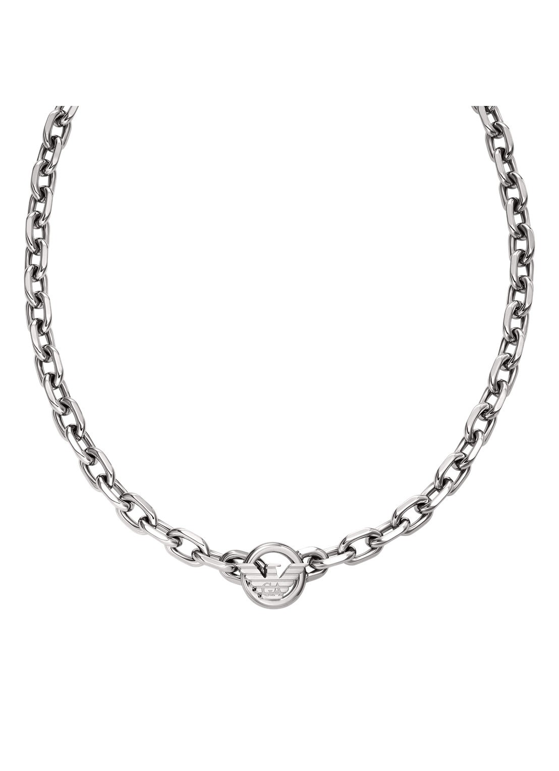 Armani Ketting EGS3235040 - voorkant 4 zilver
