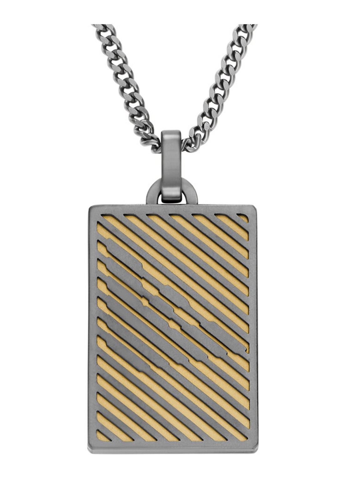 Armani Ketting EGS3239060 - voorkant zilver