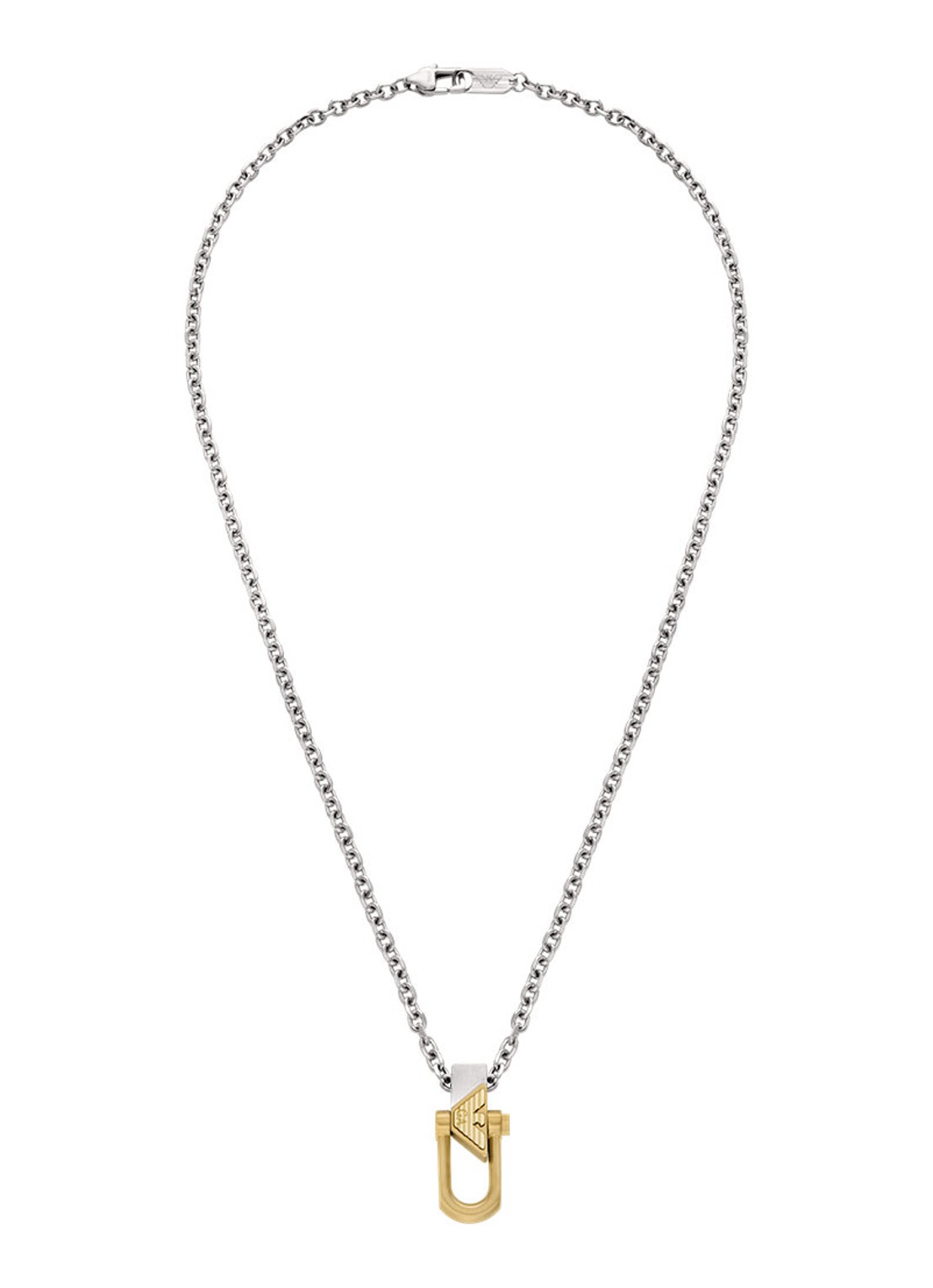 Armani Ketting EGS3243040 - detail 2 zilver