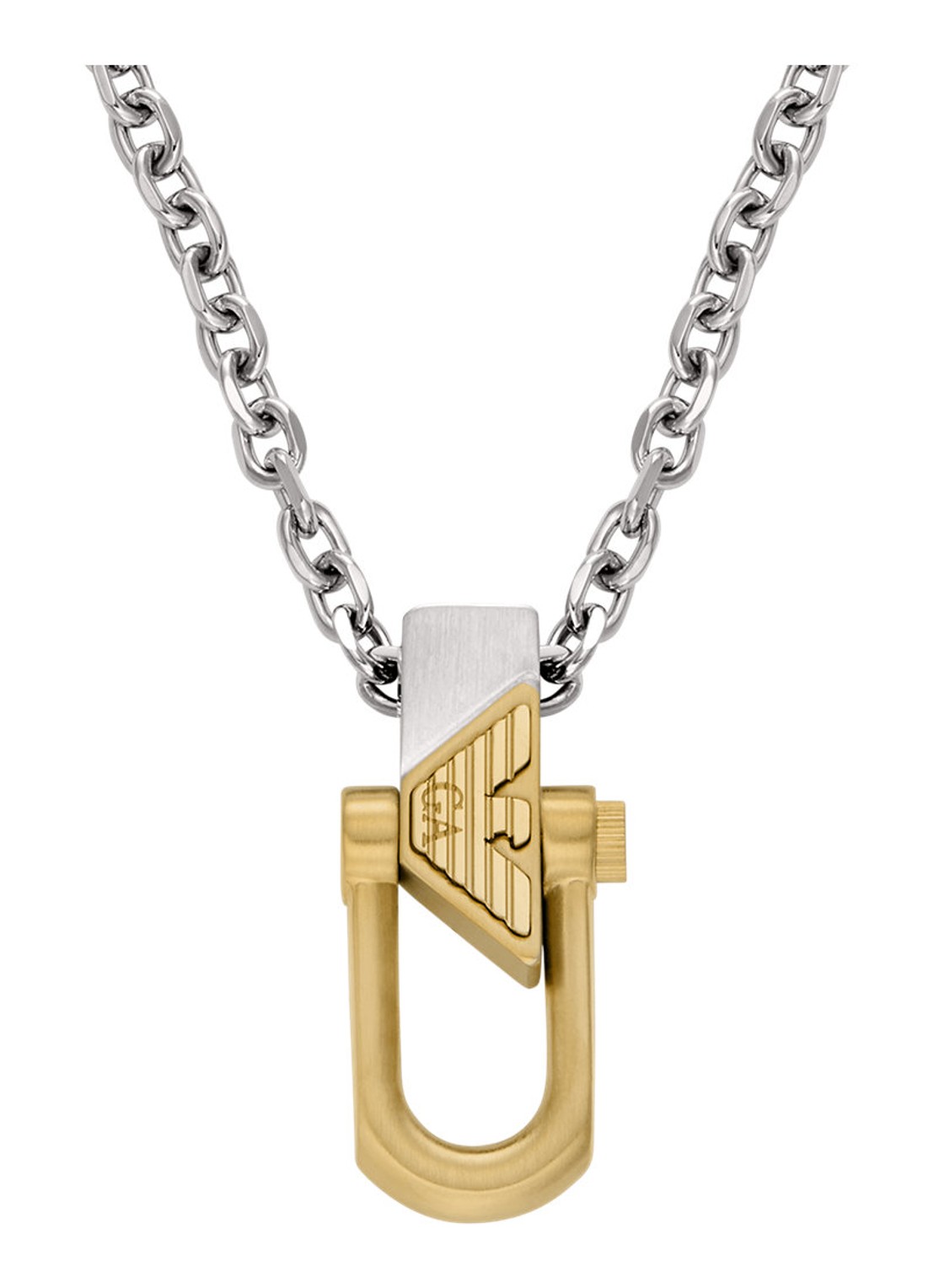 Armani Ketting EGS3243040 - voorkant zilver