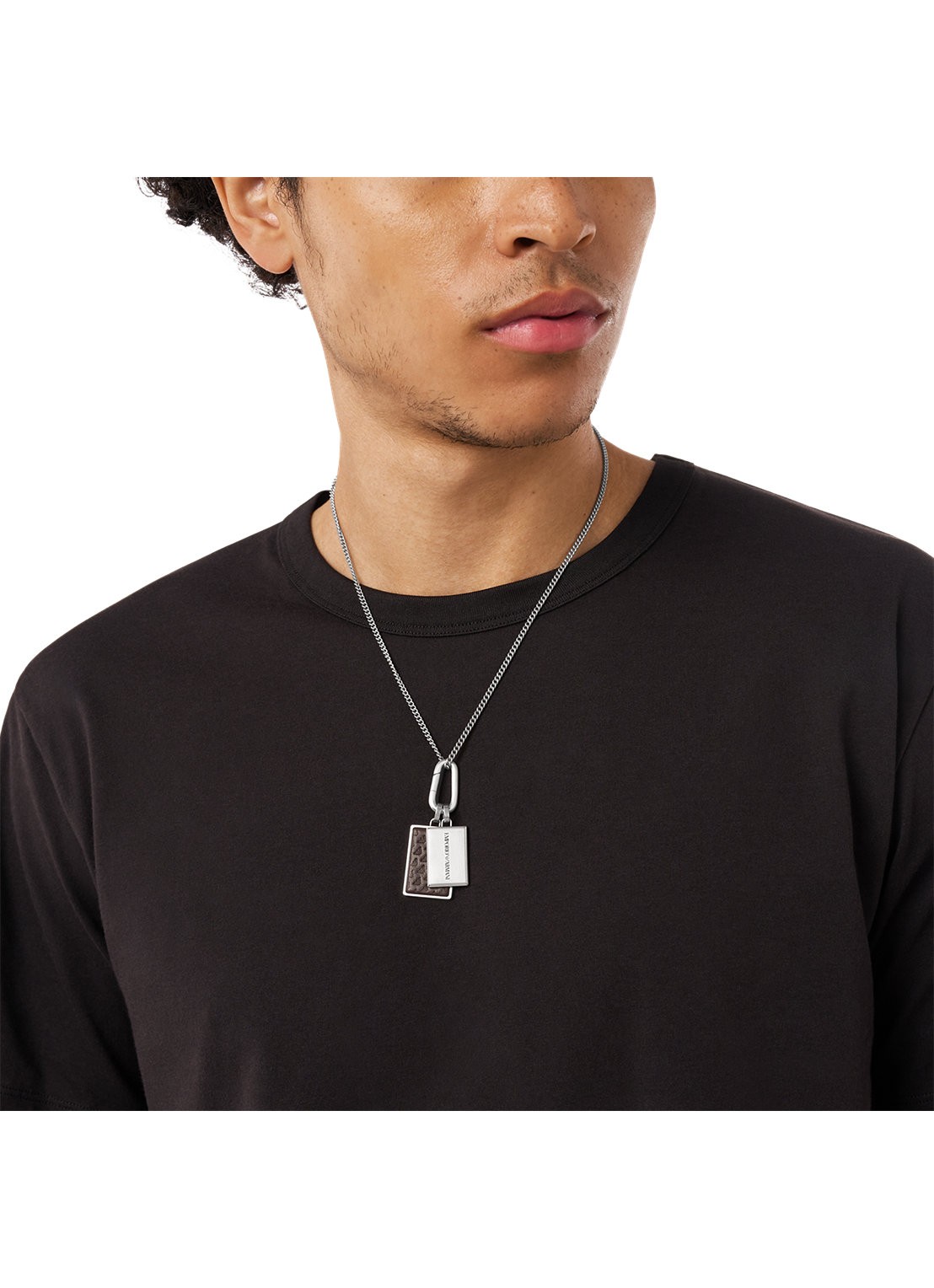 Armani Ketting EGS3252040 - detail 3 zilver