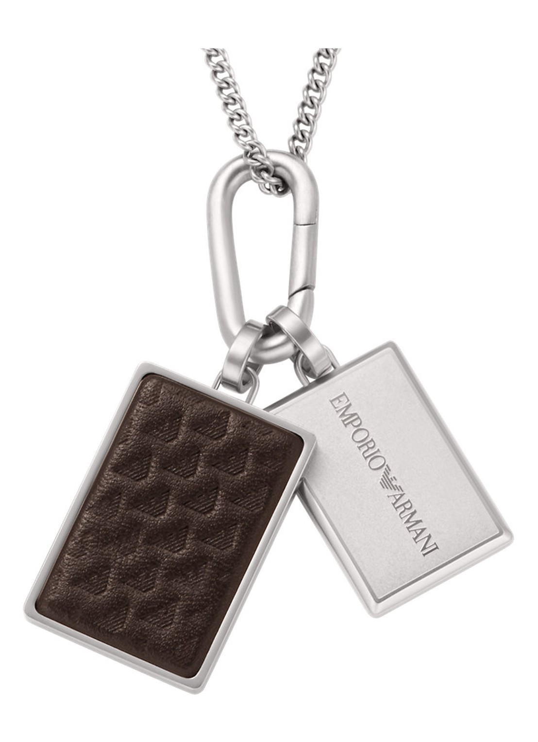 Armani Ketting EGS3252040 - voorkant zilver