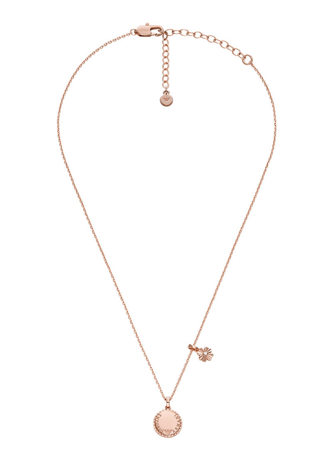 Armani Ketting  EGS3277221 - detail 2 roségoud