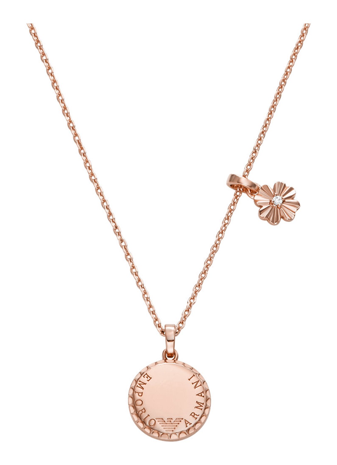 Armani Ketting  EGS3277221 - voorkant roségoud
