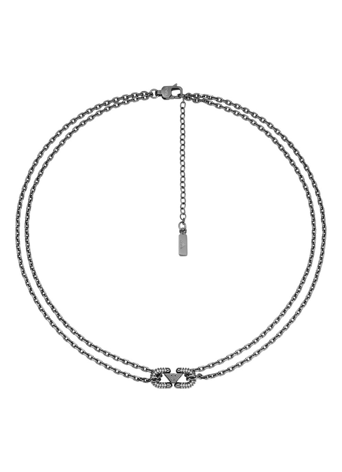 Armani Ketting EGS3292001 - detail 2 antraciet