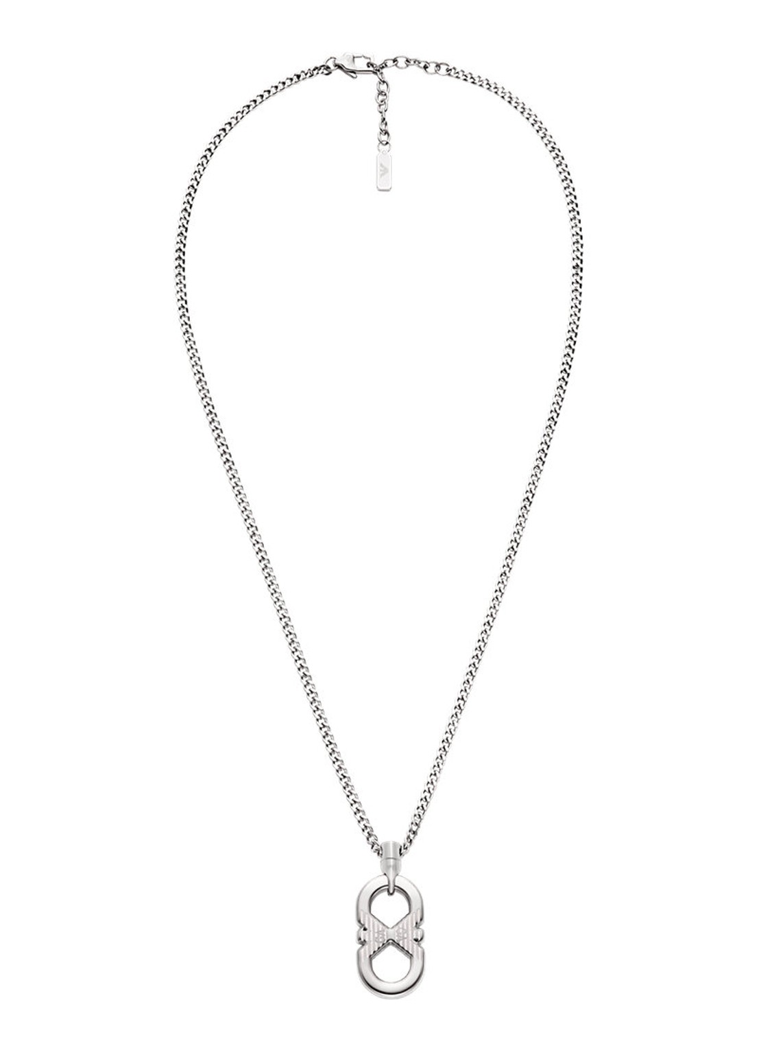 Armani Ketting EGS3300040 - detail 2 zilver