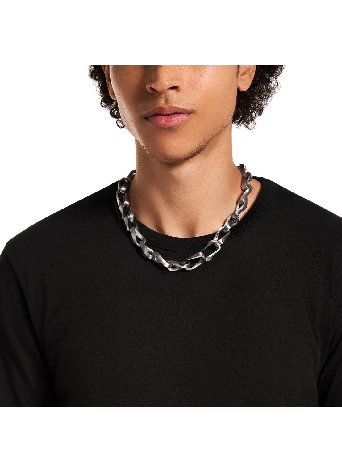 Armani Ketting EGS3301040 - detail 3 zilver