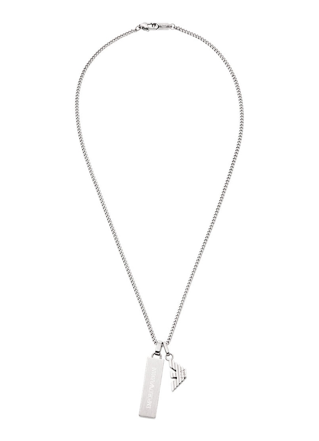 Armani Ketting EGS3306040 - detail 2 zilver