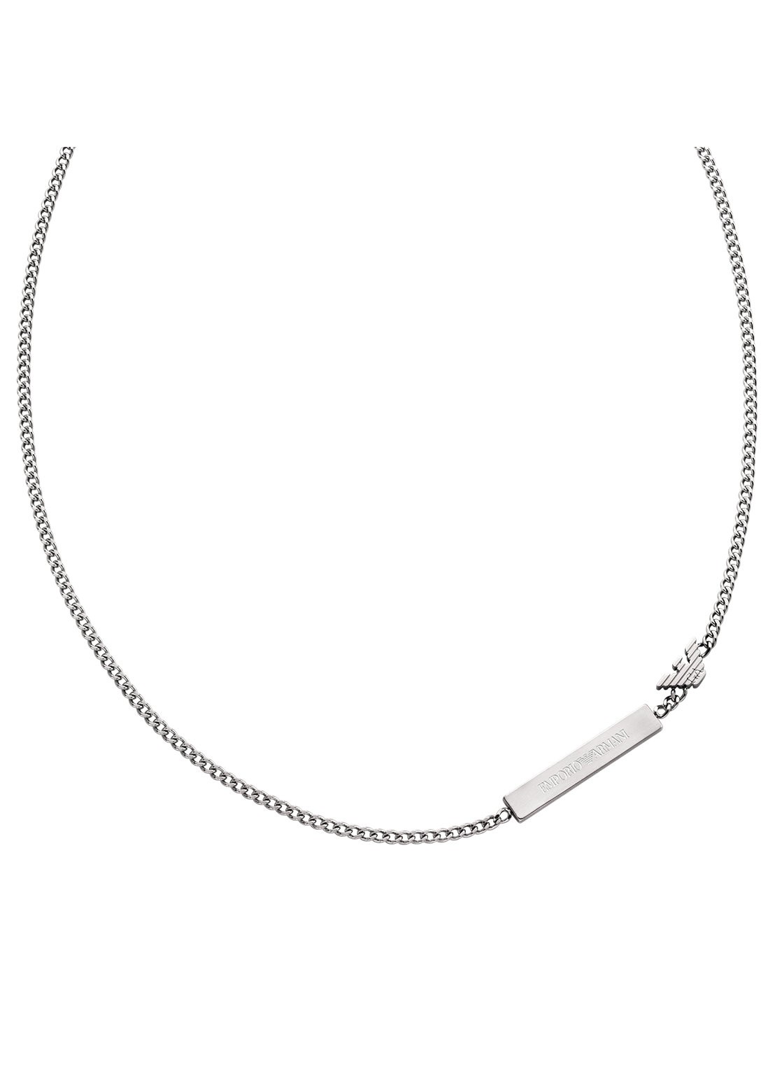 Armani Ketting EGS3309040 - voorkant zilver