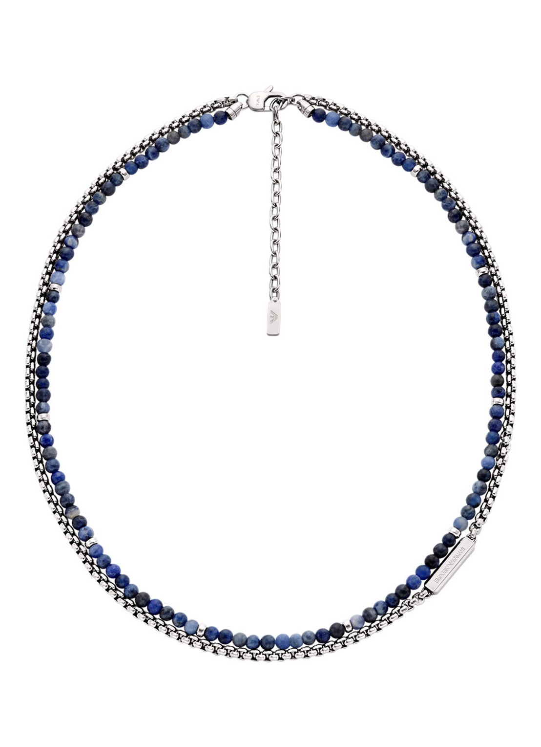 Armani Ketting EGS3312040 - detail zilver