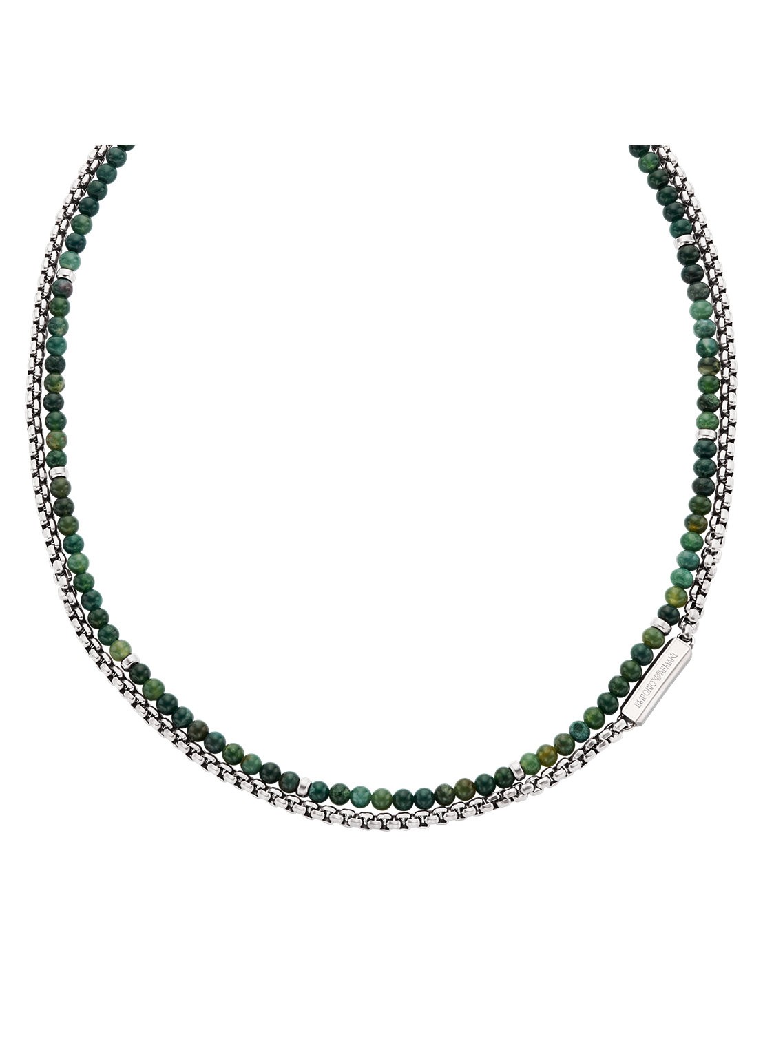 Armani Ketting EGS3313040 - voorkant 3 zilver