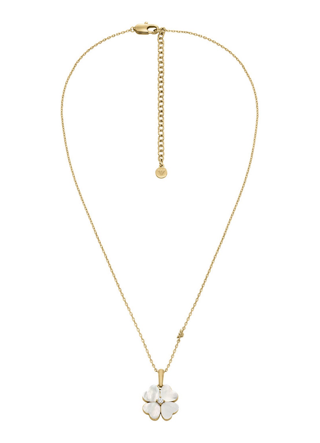 Armani Ketting EGS3347710 - detail goud