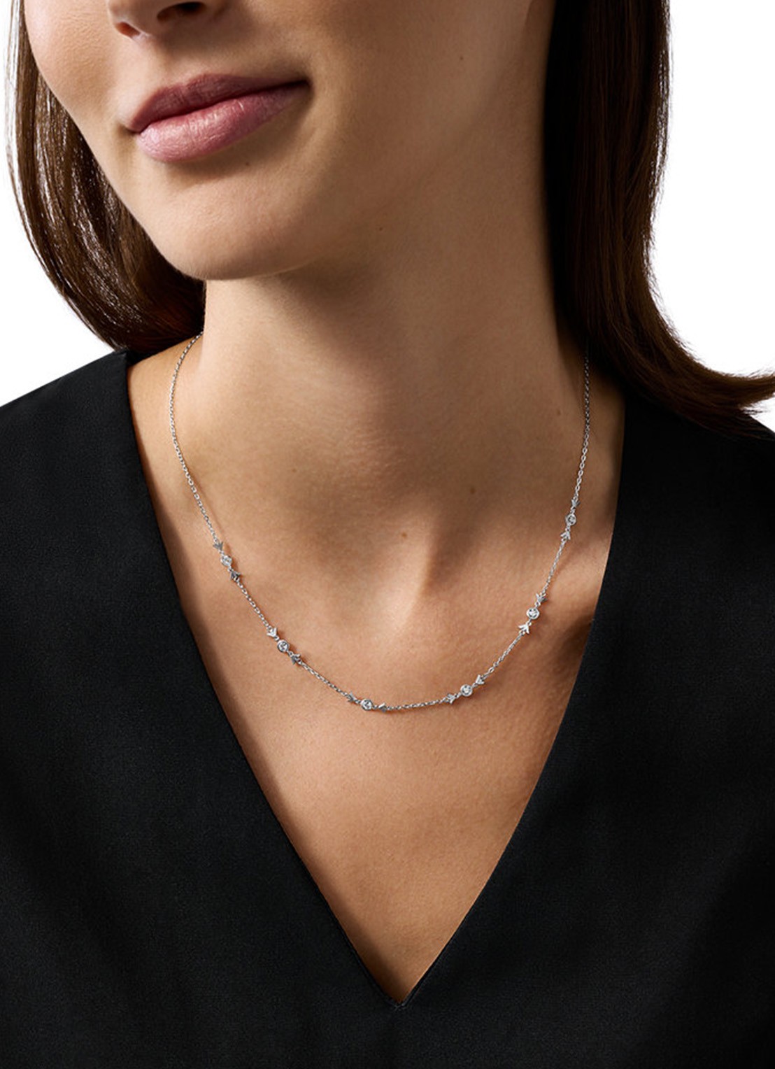Armani Ketting van zilver EG3615040 - detail 3 zilver