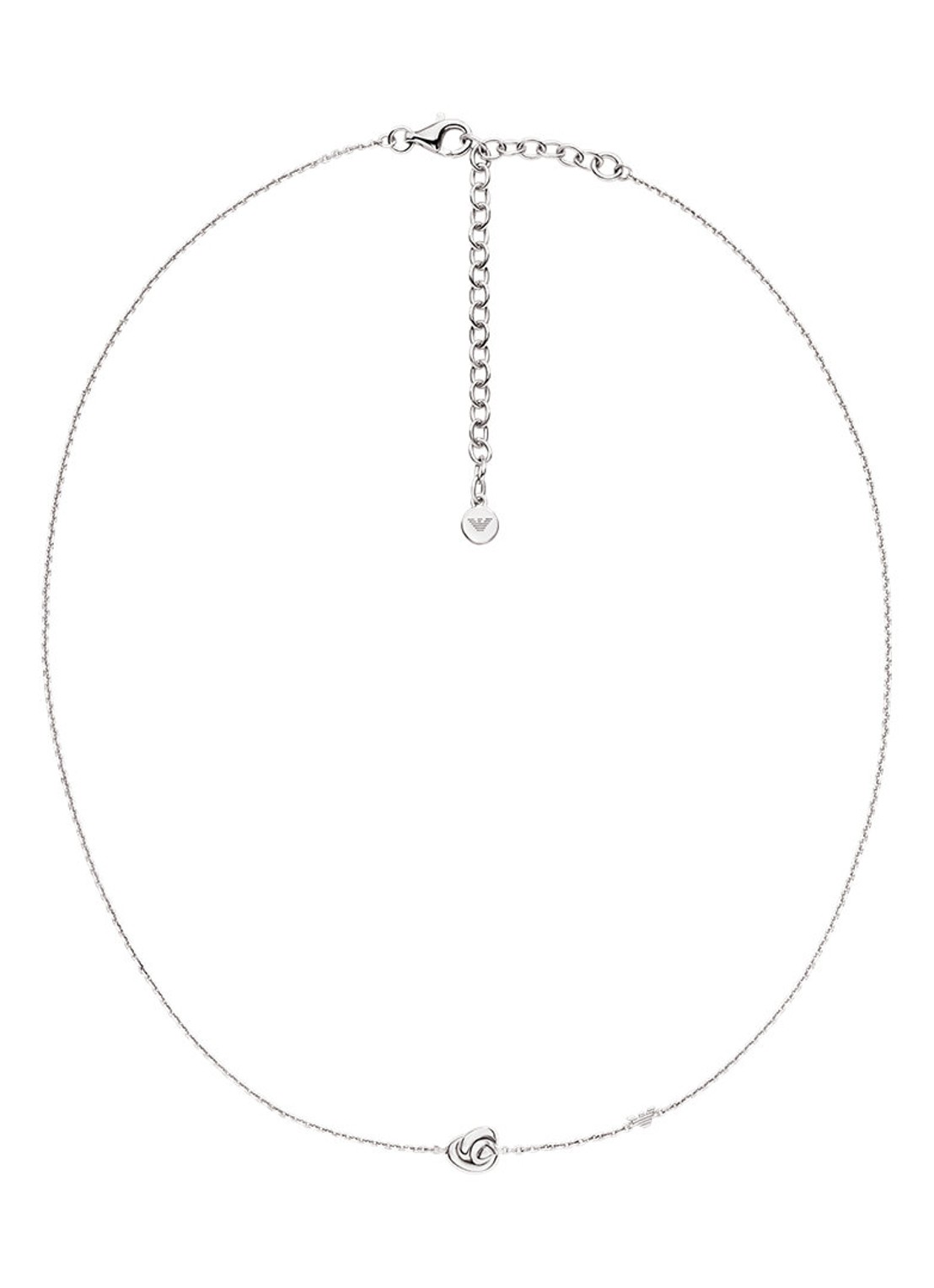 Armani Ketting van zilver EG3642040 - detail zilver