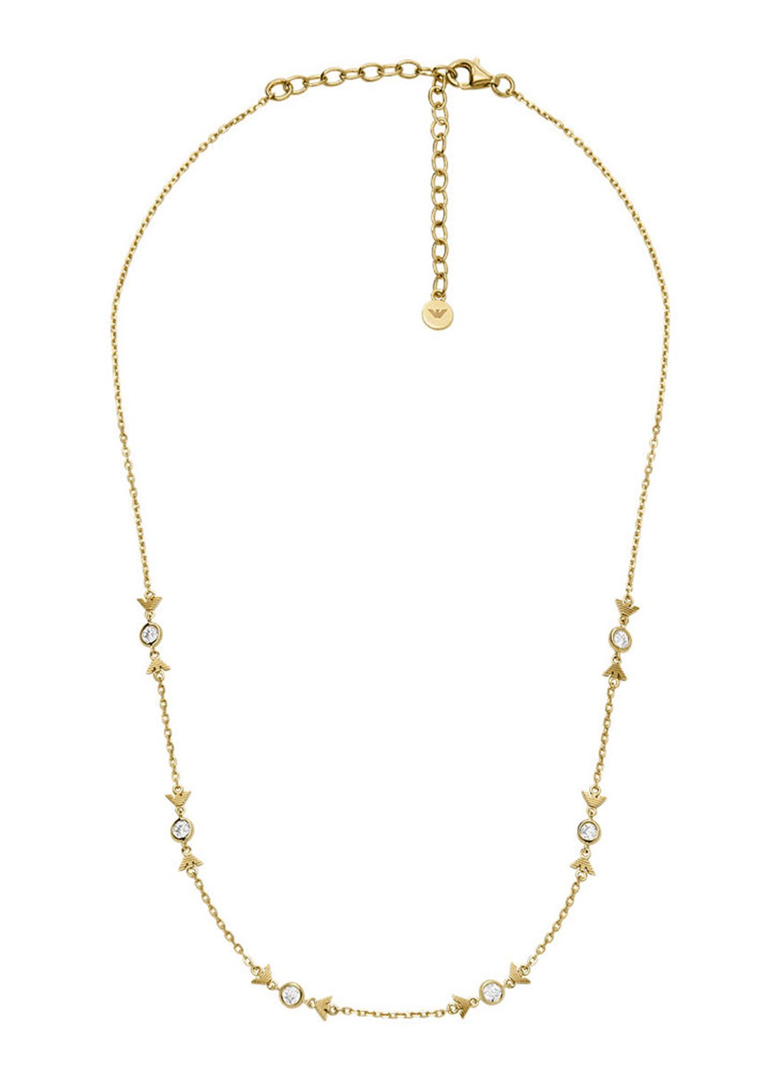 Armani Ketting verguld EG3618710 - detail goud