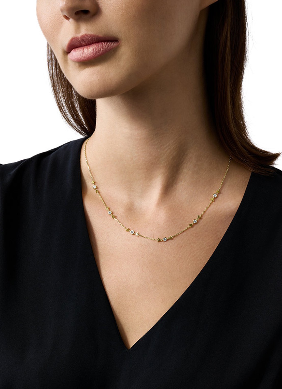Armani Ketting verguld EG3618710 - detail 2 goud