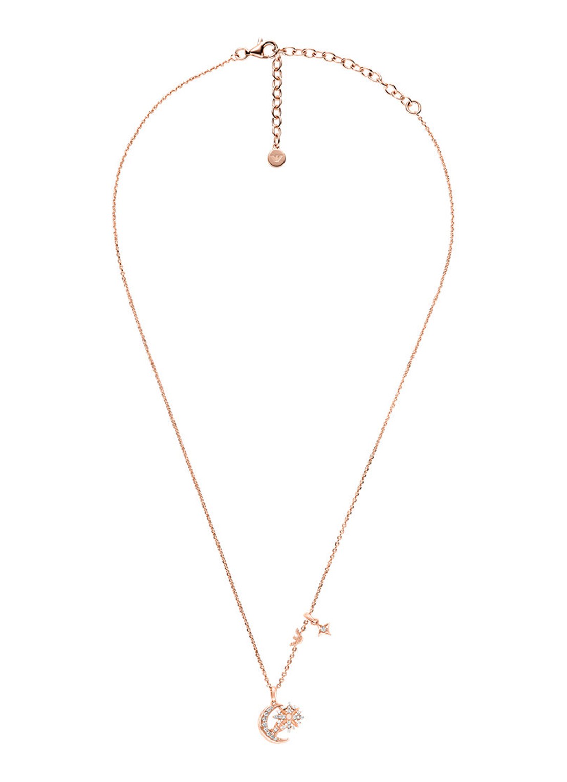 Armani Ketting verguld EG3633221 - detail 2 roségoud