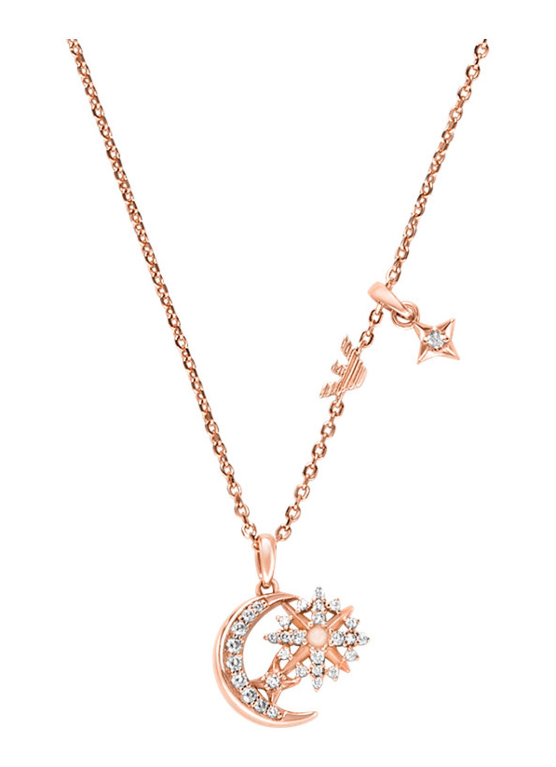 Armani Ketting verguld EG3633221 - voorkant roségoud