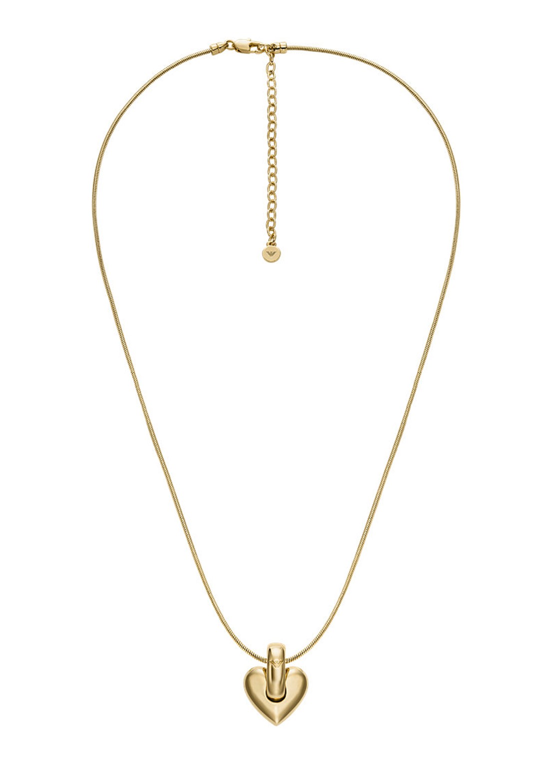 Armani Ketting verguld EGS3265710 - detail goud