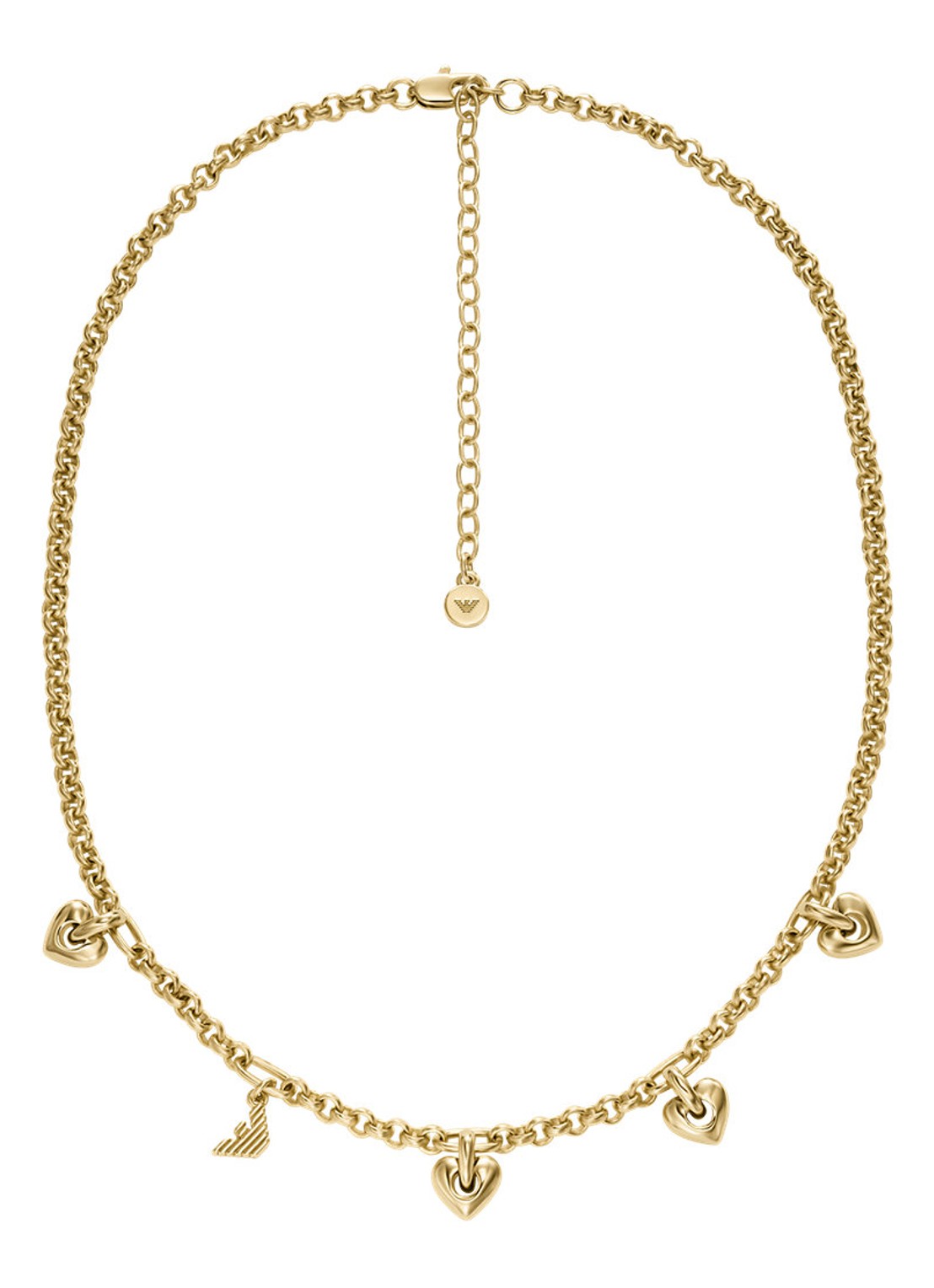 Armani Ketting verguld EGS3267710 - detail 2 goud