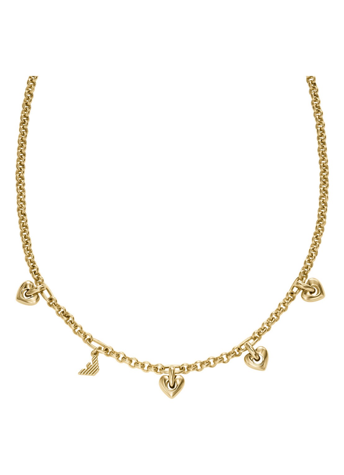 Armani Ketting verguld EGS3267710 - voorkant goud