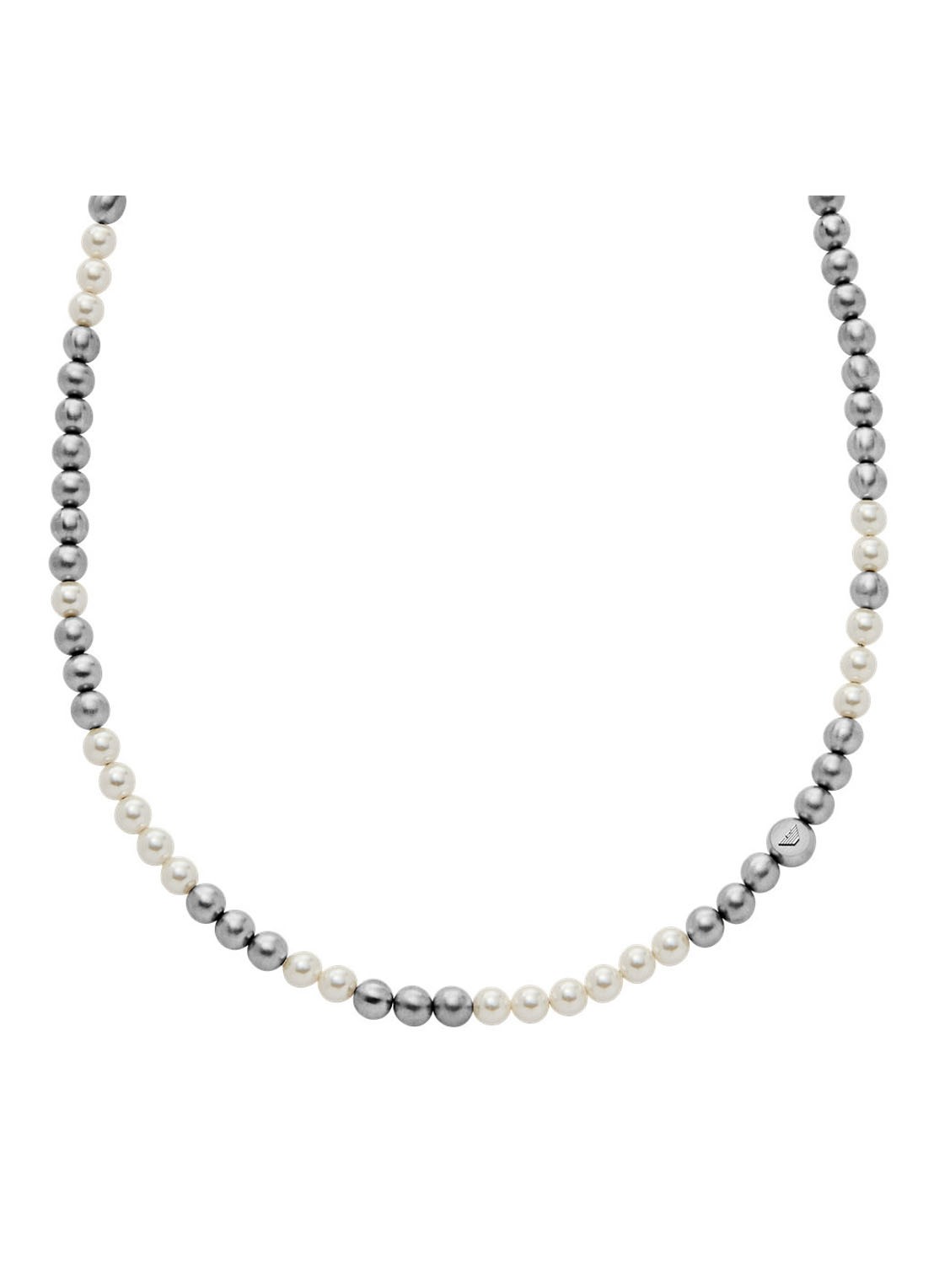 Armani Kralenketting EGS3176040 - voorkant zilver