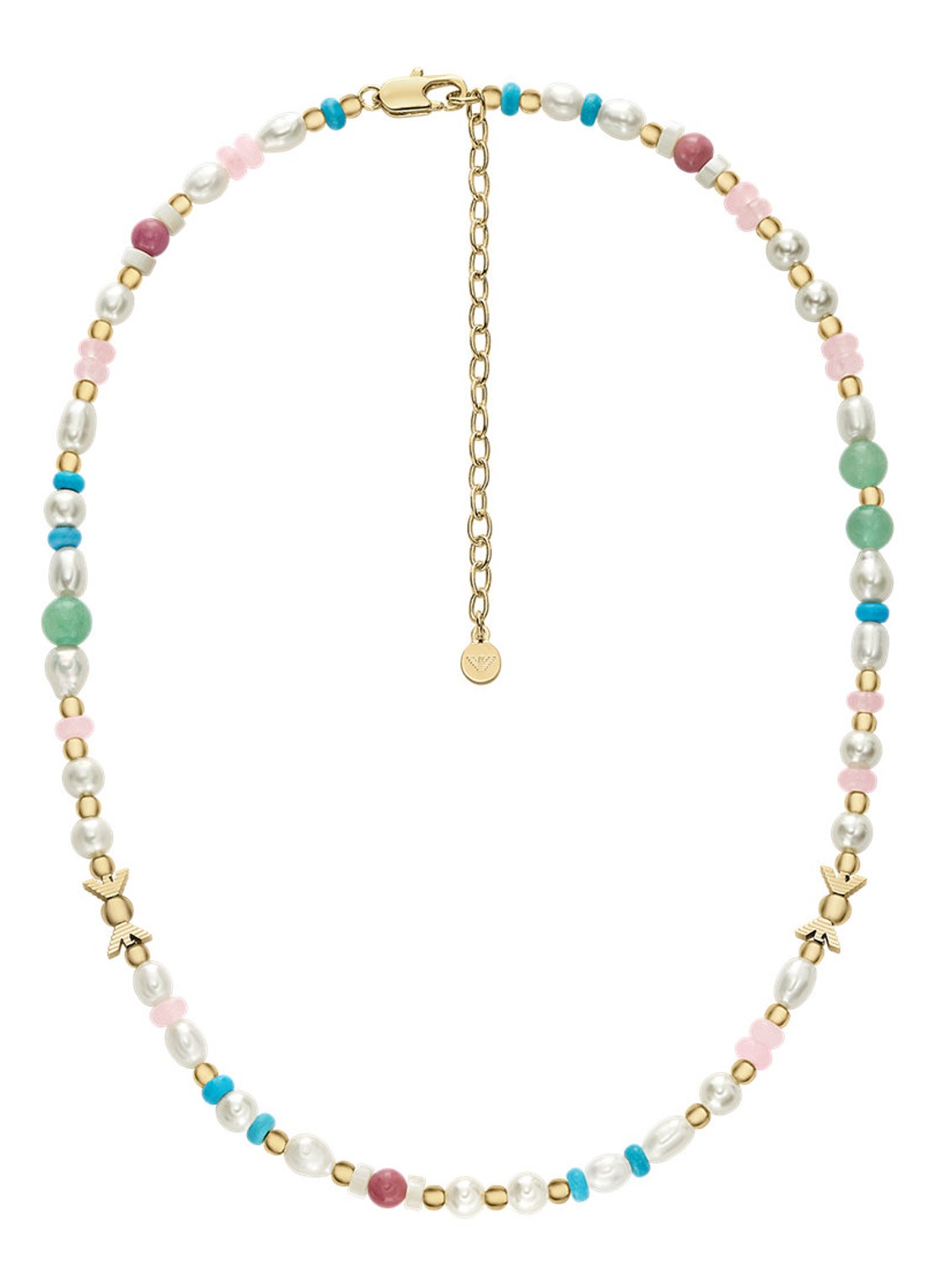 Armani Kralenketting EGS3348710 - detail 2 goud