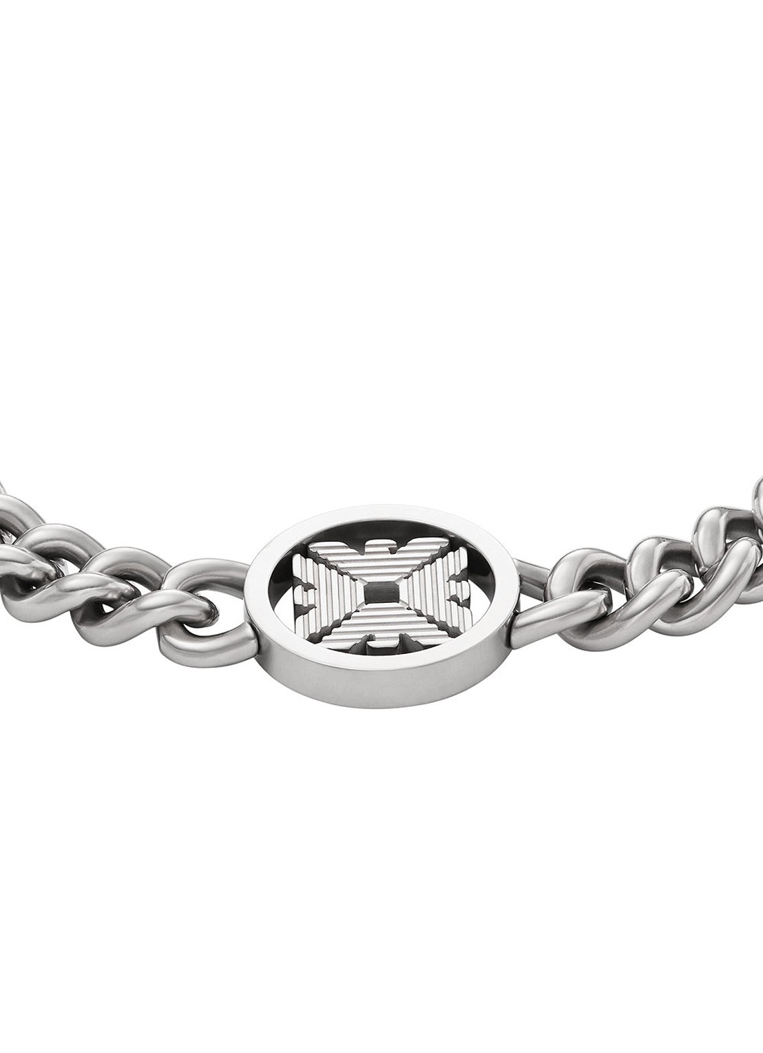 Armani Logo Essentials schakelarmband EGS3041040 - detail 3 zilver