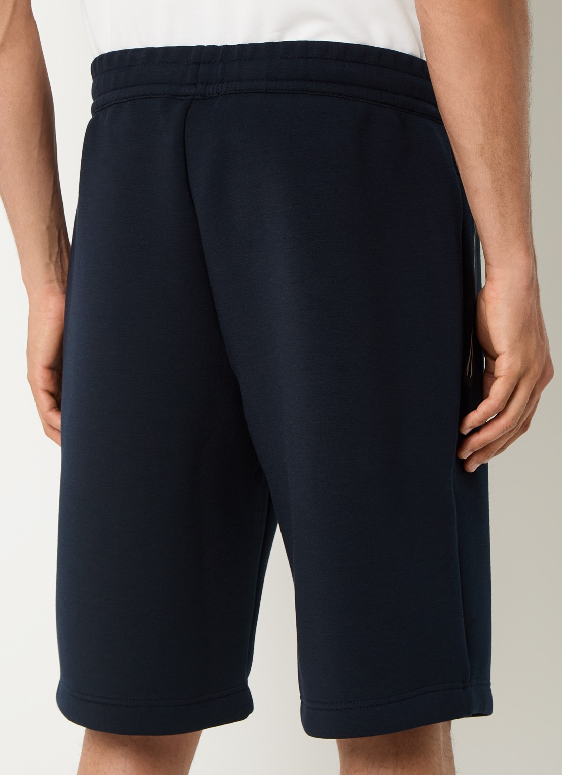 Armani Loose fit joggingbroek met trekkoord en logo - achterkant 4 donkerblauw