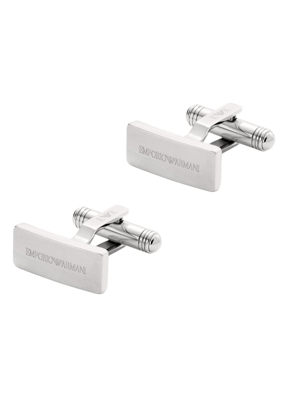 Armani Manchetknopen EGS3308040 - voorkant zilver
