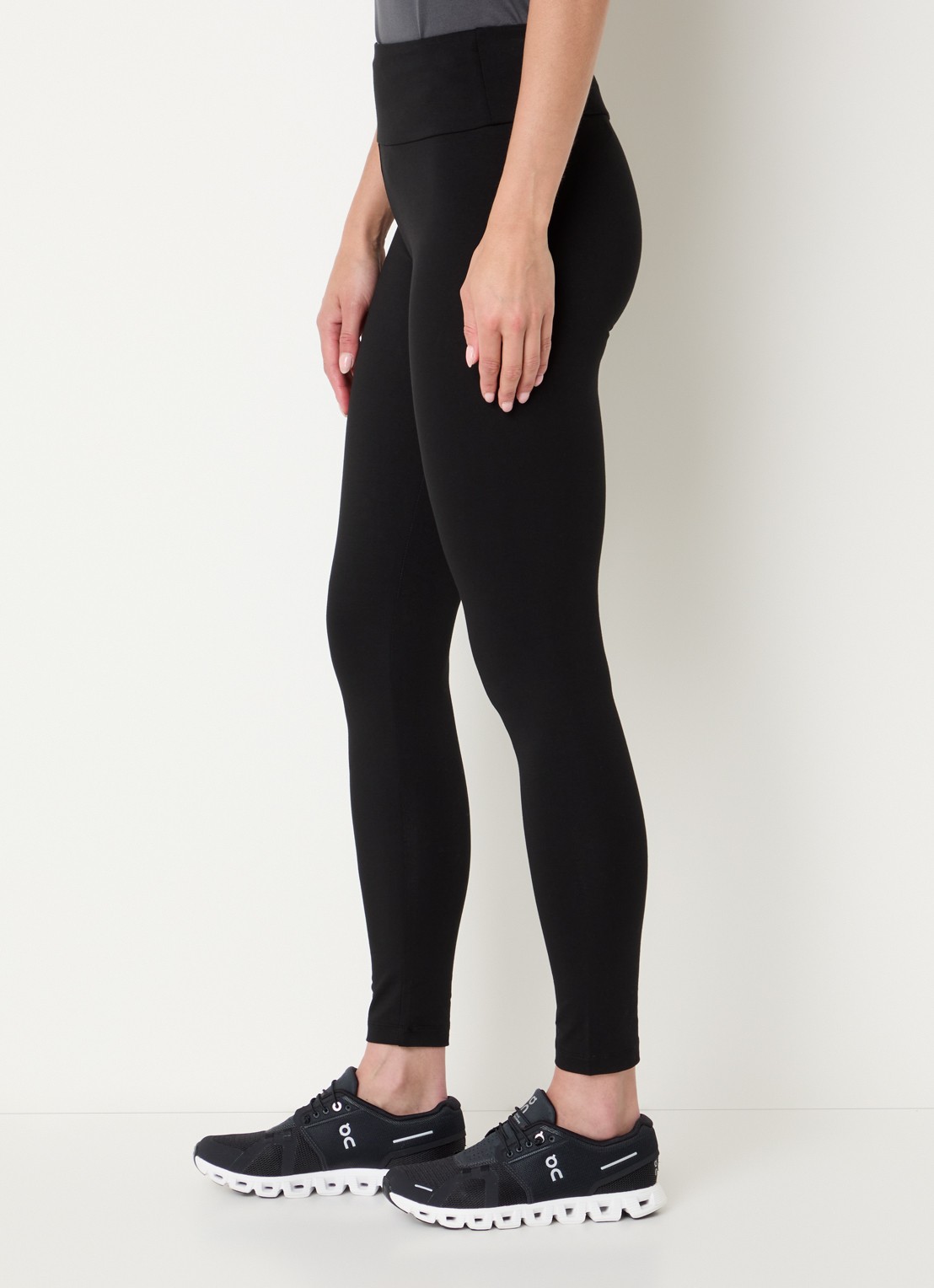 Armani Mid waist skinny fit trainingslegging - detail 2 zwart
