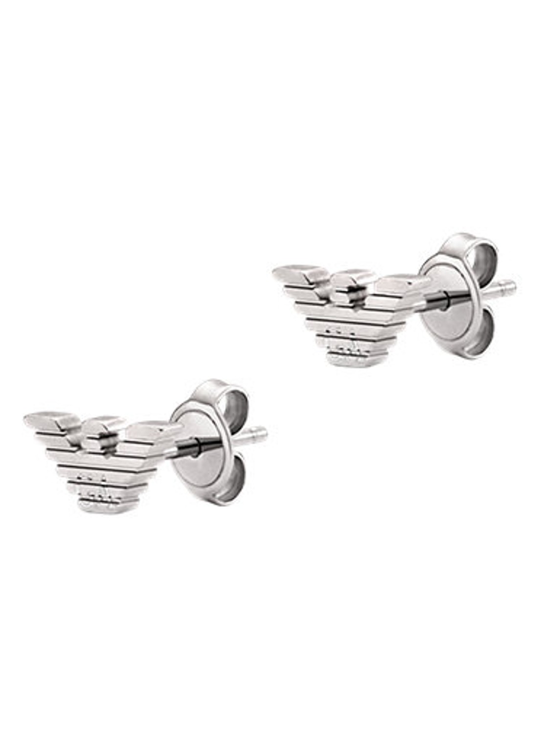 Armani Oorknopjes EGS3318040 - voorkant zilver