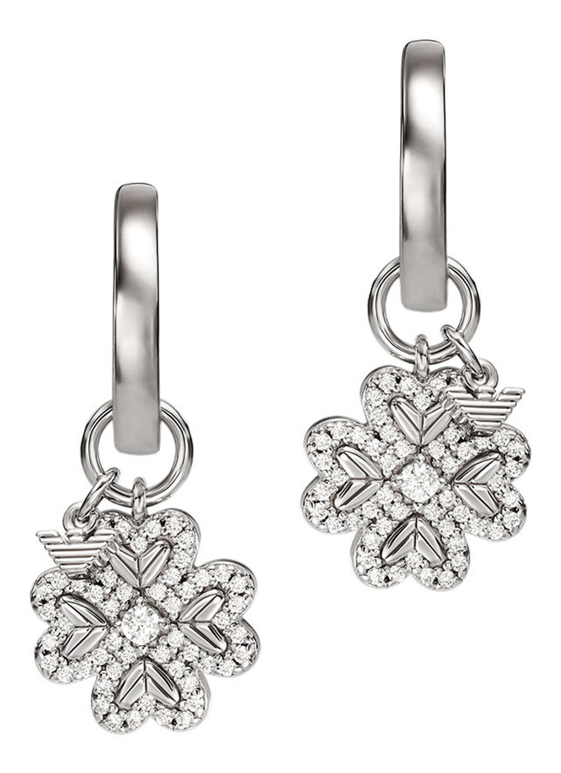 Armani Oorringen van zilver EG3608040 - detail 2 zilver
