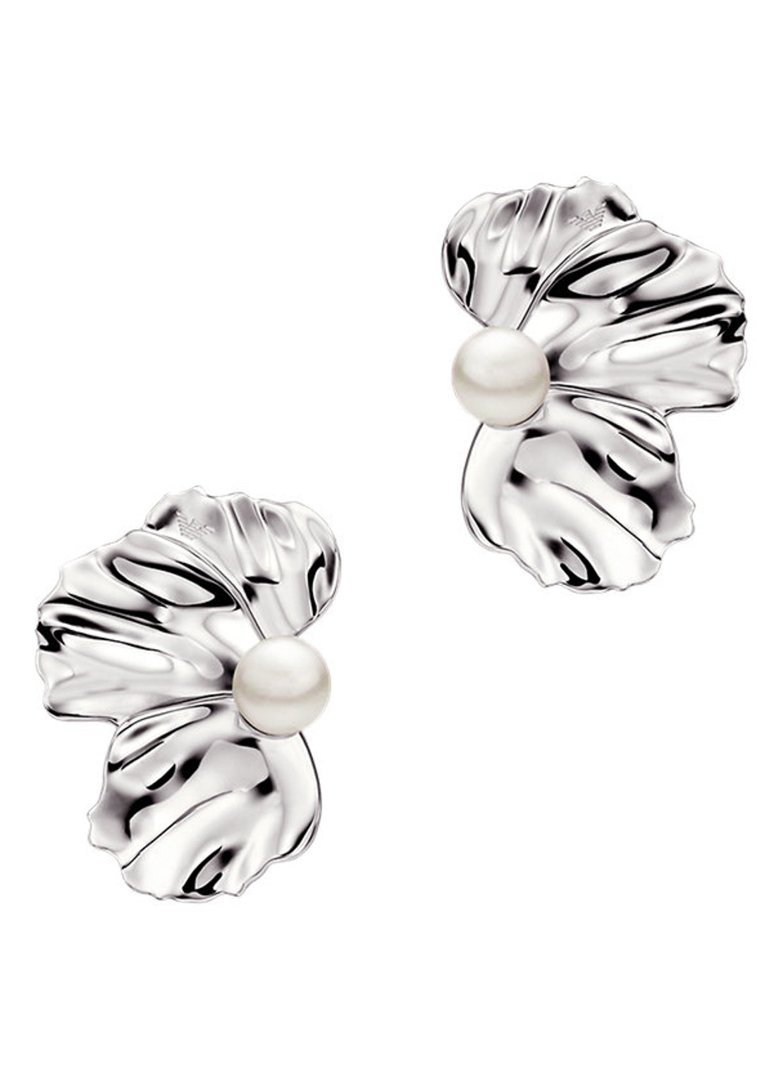 Armani Oorstekers EGS3346040 - detail 2 zilver