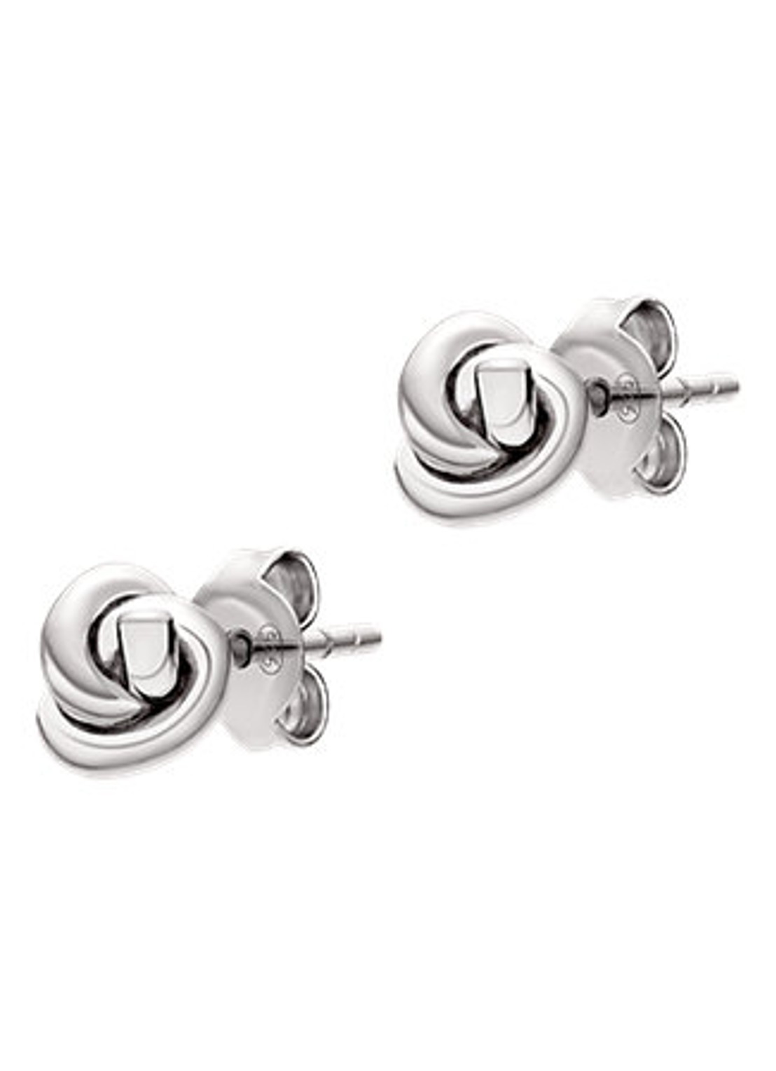 Armani Oorstekers van zilver EG3645040 - voorkant zilver