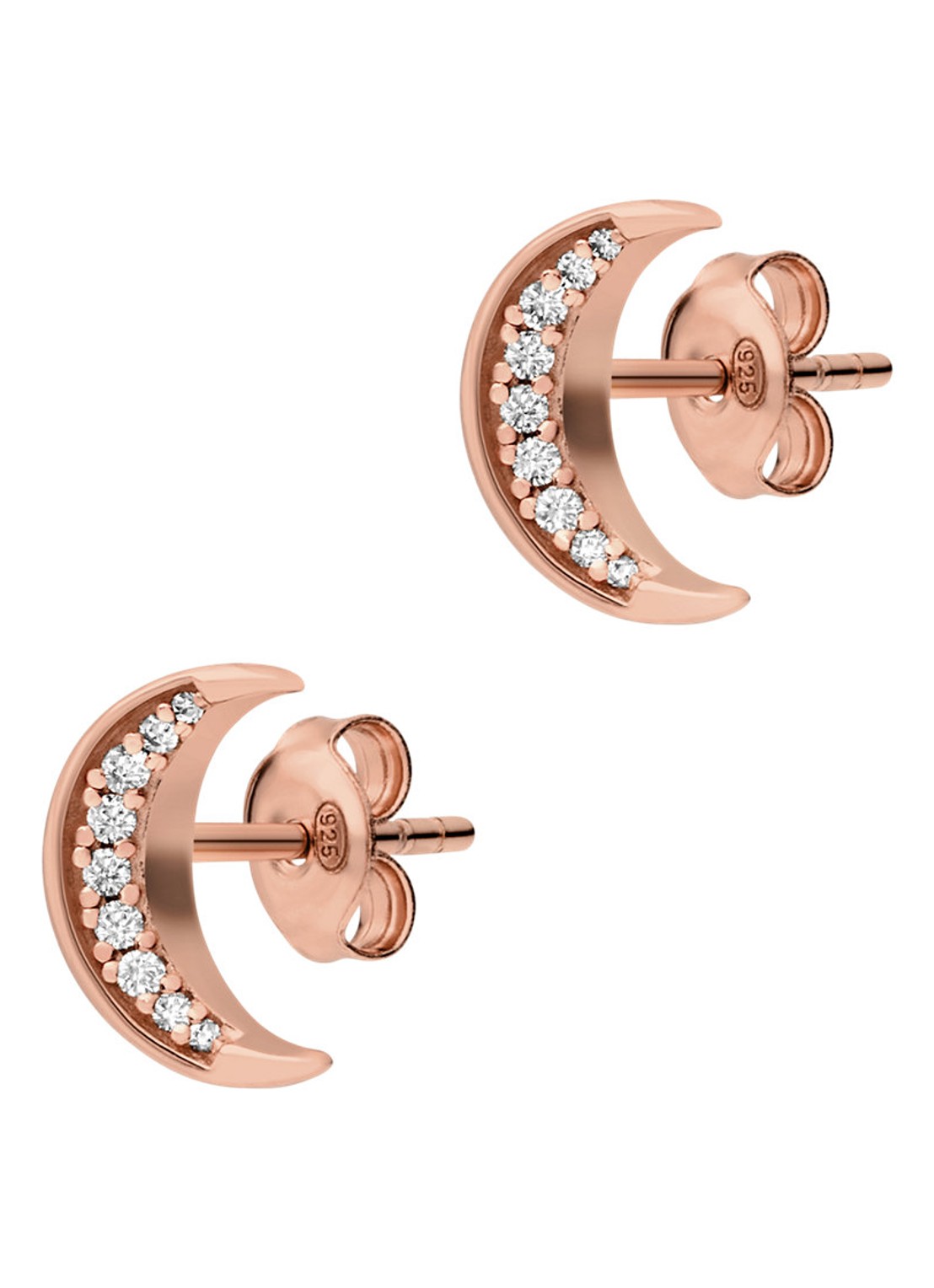 Armani Oorstekers verguld EG3635221 - voorkant roségoud