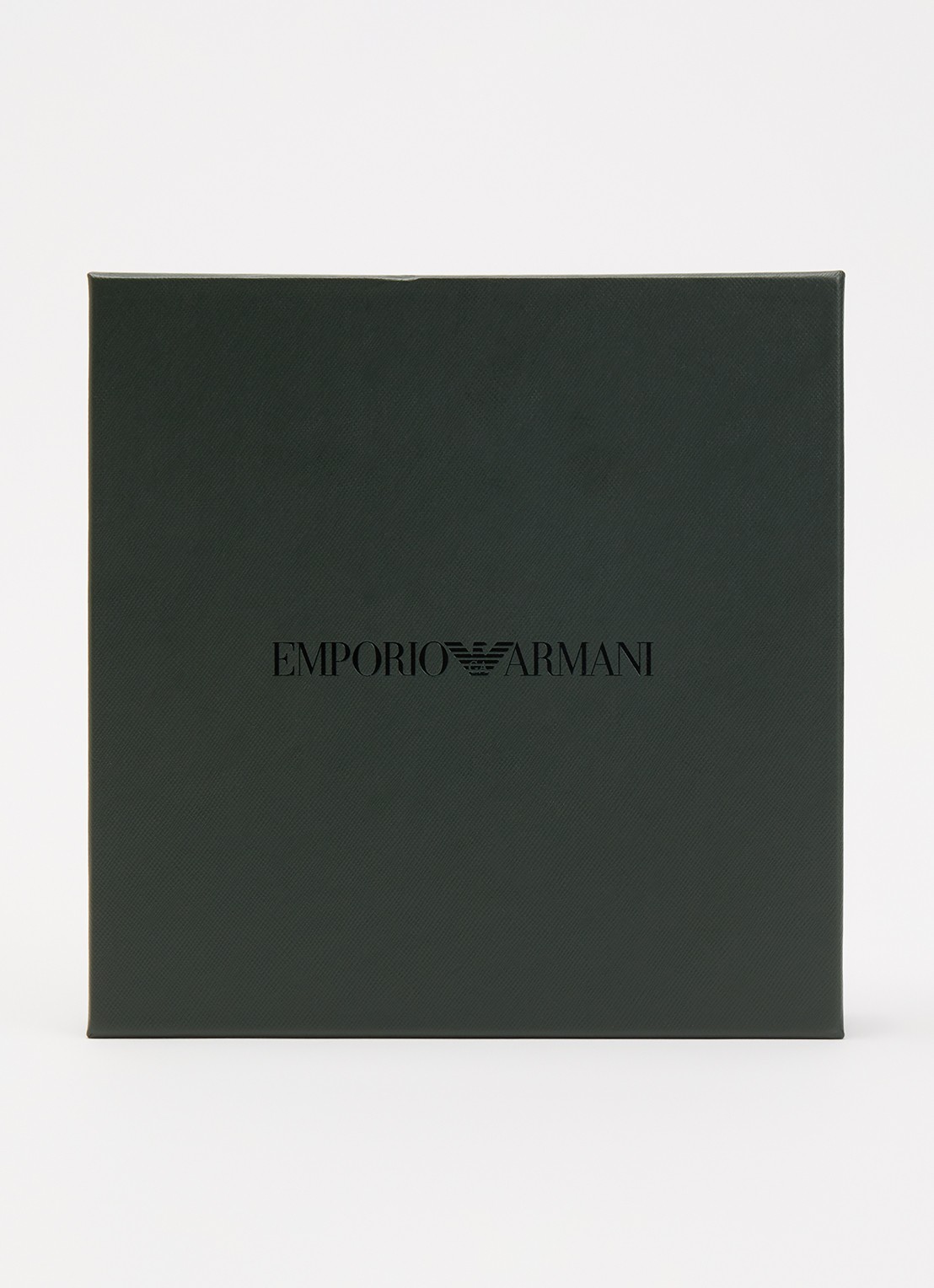 Armani Pasjeshouder en sleutelhanger met logo in set van 2 - voorkant 2 groen
