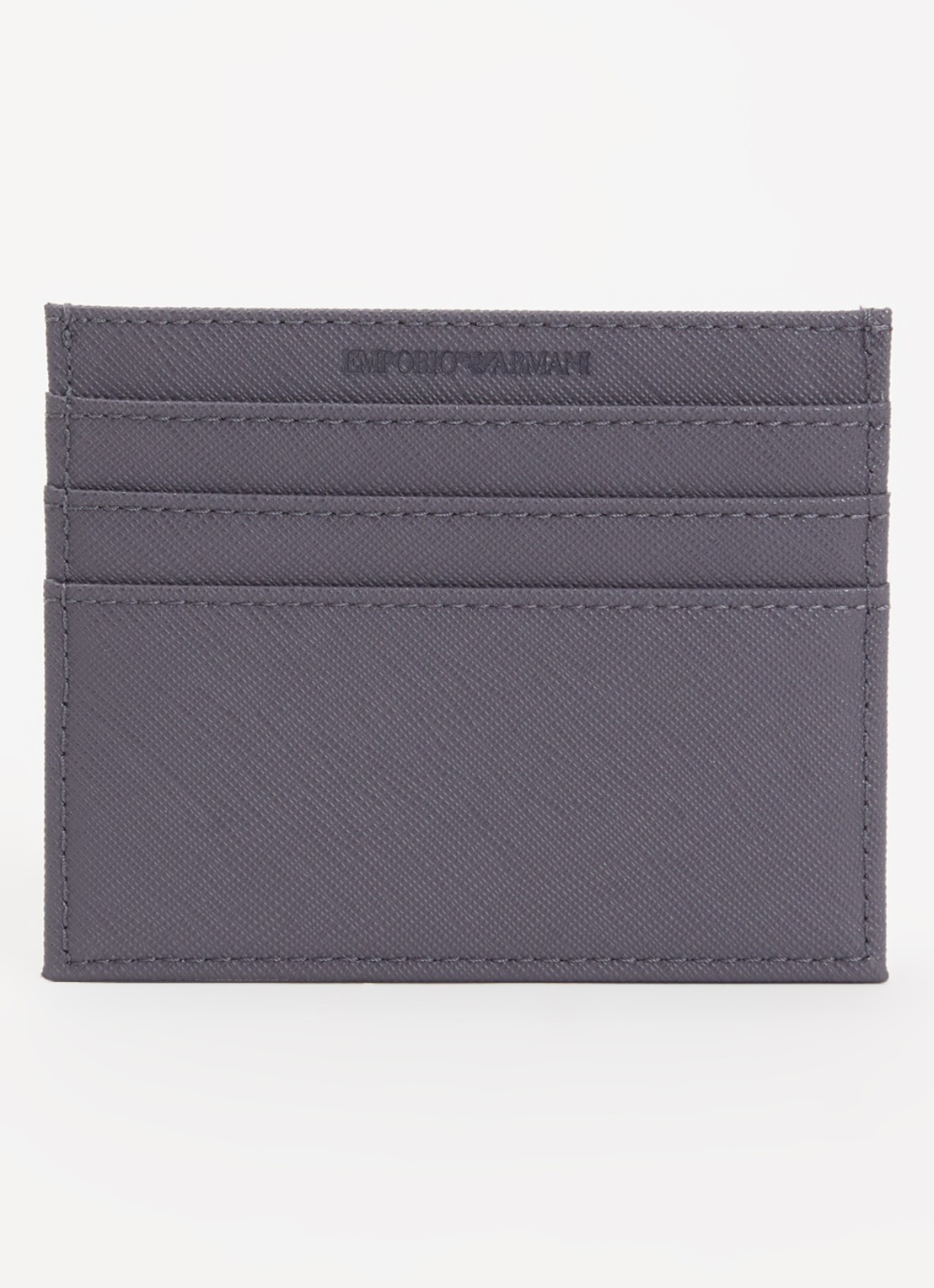 Armani Pasjeshouder met logo  - achterkant taupe