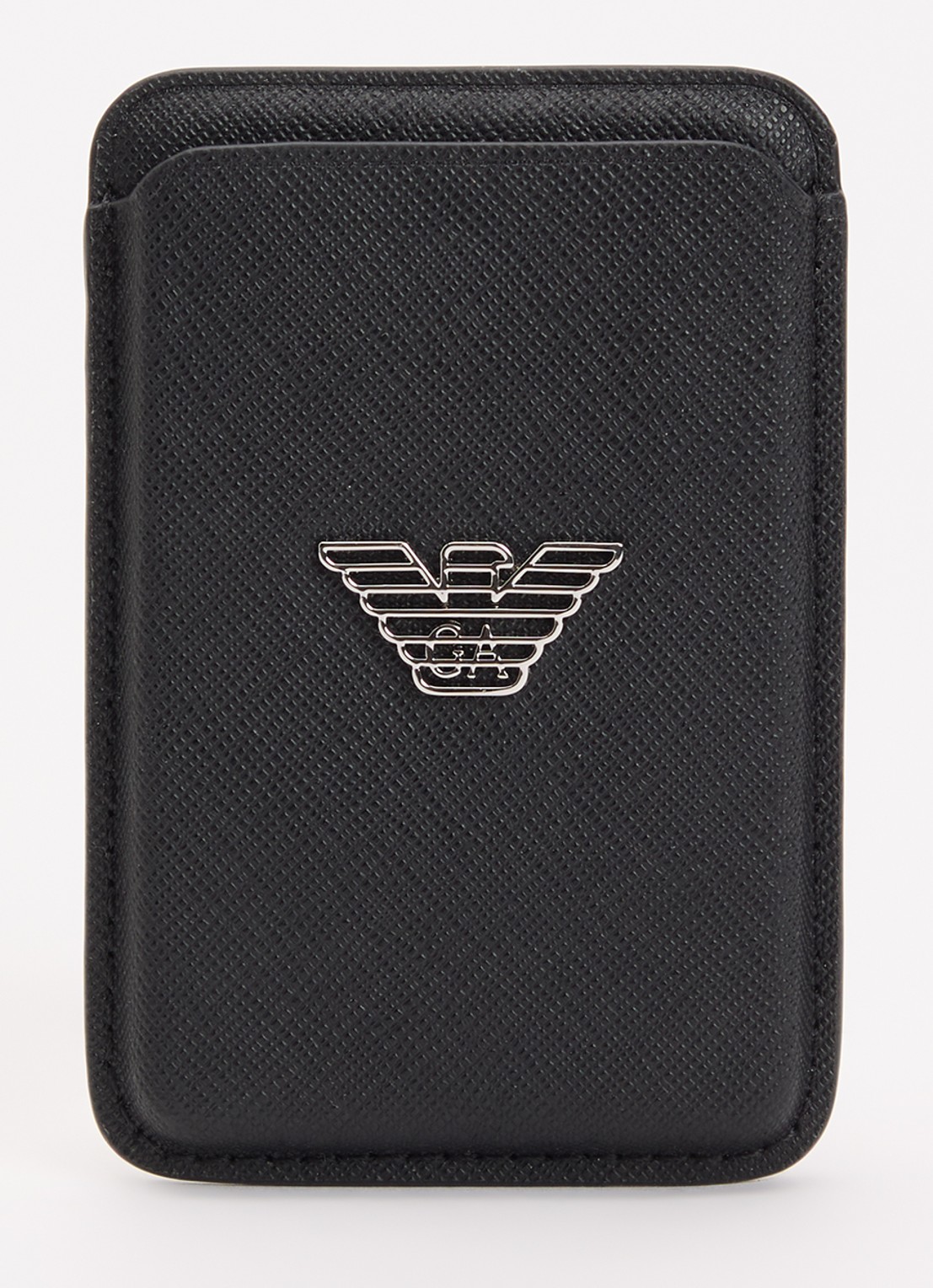 Armani Pasjeshouder van logo - voorkant zwart