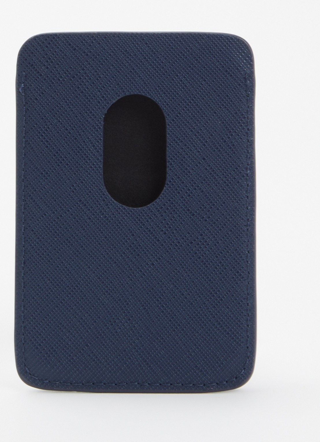 Armani Pasjeshouder van logo - voorkant 2 donkerblauw