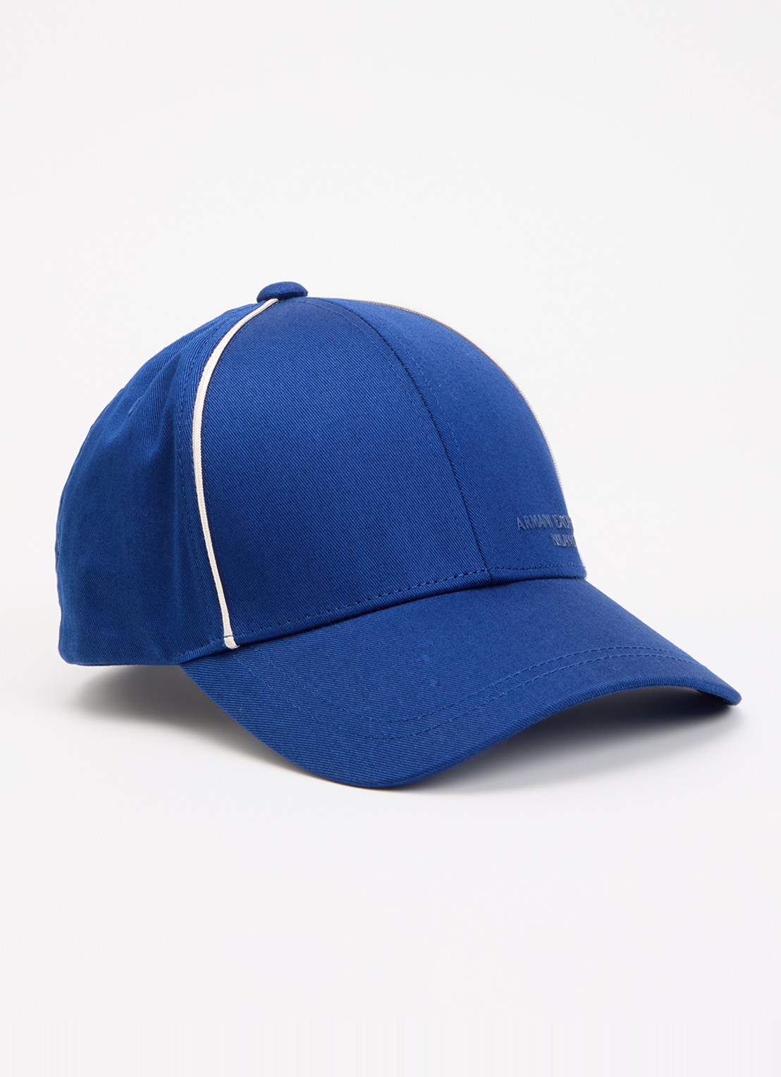 Armani Pet met logo - voorkant 2 kobaltblauw